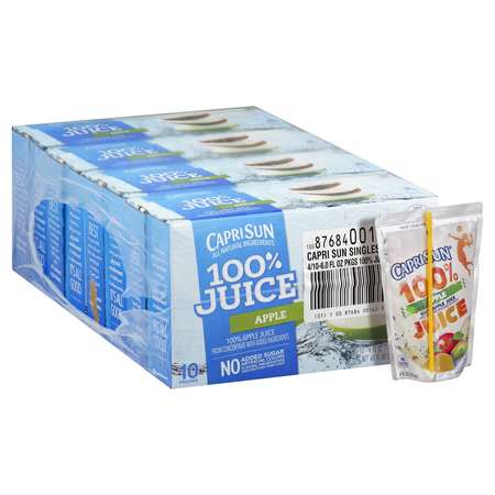 Capri Sun Beverage Apple 6 fl. oz., PK40 10087684001421